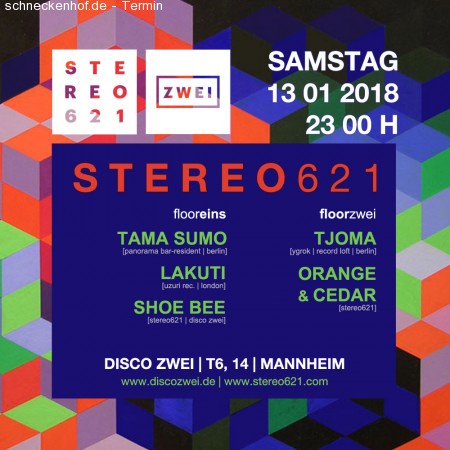 Stereo621 pres. Tama Sumo & Lakuti Werbeplakat