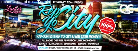 Oc Club Fridays | Rep Yo City - Ladies N Werbeplakat