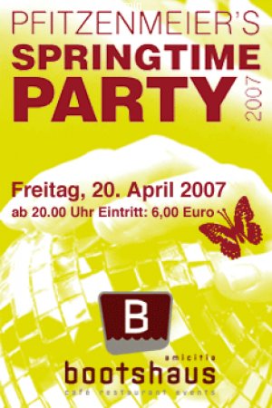 Springtimeparty Werbeplakat