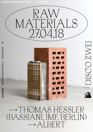 Raw Materials Werbeplakat