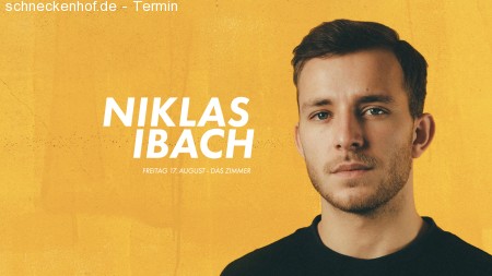 Niklas Ibach im Zimmer Werbeplakat