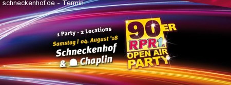 RPR1. 90er Open Air Party Werbeplakat