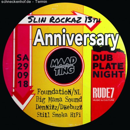 SLIN ROCKAZ 13th Anniversary Werbeplakat