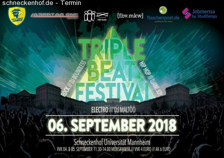 Triple Beat Festival 2.0 Werbeplakat