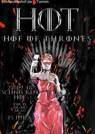HOT - Hof of Thrones - FotoBox Werbeplakat