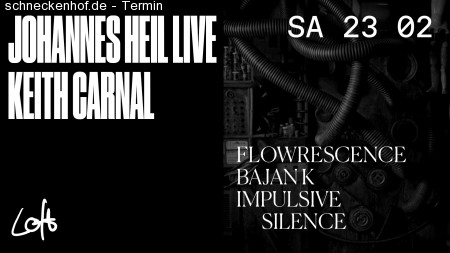 Johannes Heil (live) & Keith Carnal im L Werbeplakat