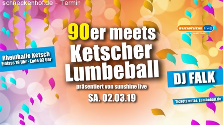 sunshine live meets Ketscher Lumbeball Werbeplakat