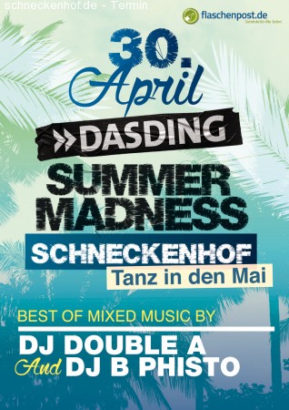 DASDING SummerMadness // Tanz in den Mai Werbeplakat