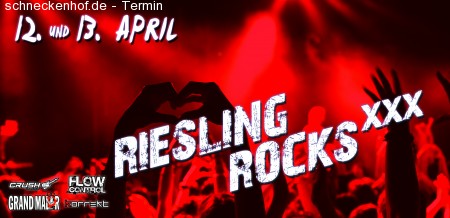 Riesling Rocks 30 - Samstag Werbeplakat