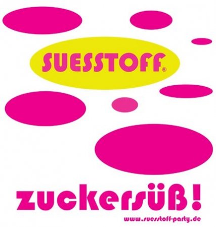 Süsstoff-Party Werbeplakat