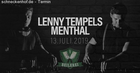 Lenny Tempels & Menthal x Beilerei Werbeplakat