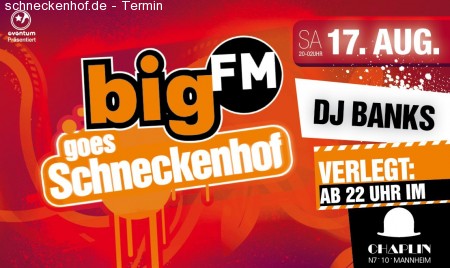 BigFM goes Schneckenhof Summer Closing Werbeplakat