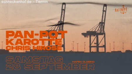 Hafen 49 Closing: Pan-Pot & Karotte Werbeplakat