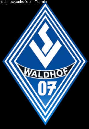 SV Waldhof - Hallescher FC Werbeplakat