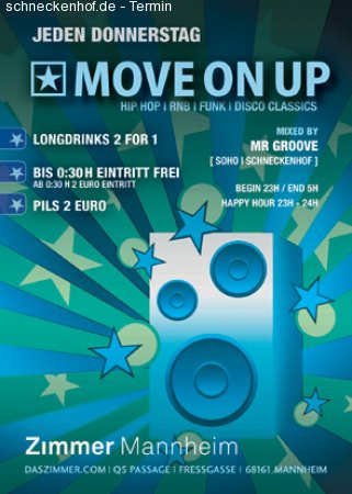 move on up Werbeplakat