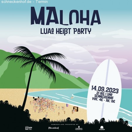 MAloha - Fotobox Werbeplakat