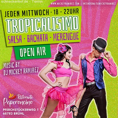 Jeden Mittwoch · Tropicalismo Open Air Werbeplakat