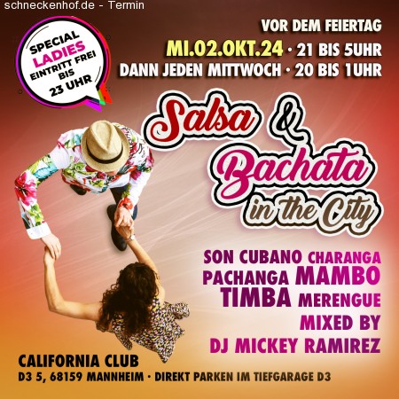 Salsa & Bachata in the City Werbeplakat