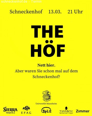 THE HÖF — Nett hier Werbeplakat