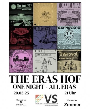 THE ERAS HOF – One Night, All Eras! Werbeplakat