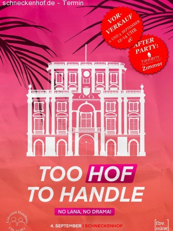 Too Hof To Handle - Fotobox Werbeplakat
