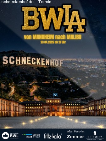 BWLA - Von Mannheim nach Malibu FOTOBOX Werbeplakat