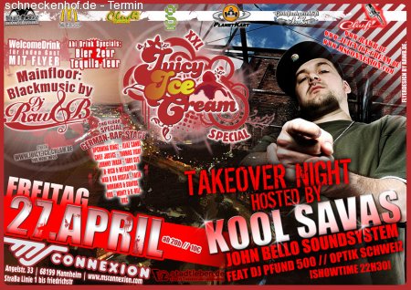 Kool Savas Takeover Night Werbeplakat