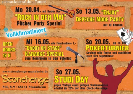 Rock in den Mai Werbeplakat