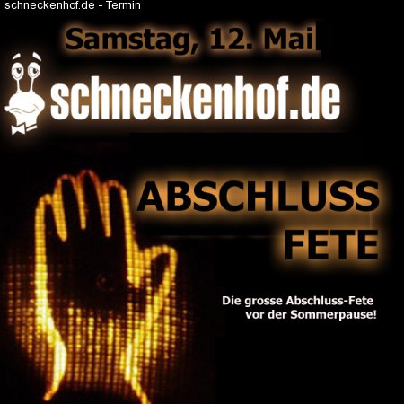 sh.de Abschluss-Fete Werbeplakat