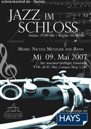 Jazz im Schloss Werbeplakat