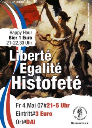 Histofete Werbeplakat