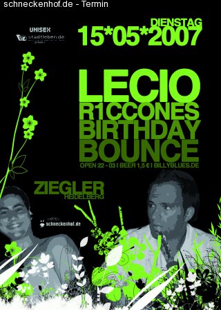 Lécio & R1ccones Birthday Werbeplakat