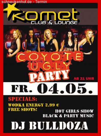 Coyote Ugly Party Werbeplakat