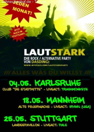 DASDING Lautstarkparty KA Werbeplakat