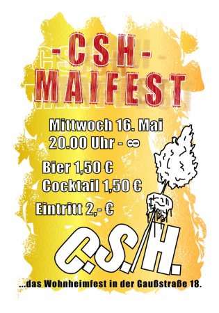 Maifest Werbeplakat