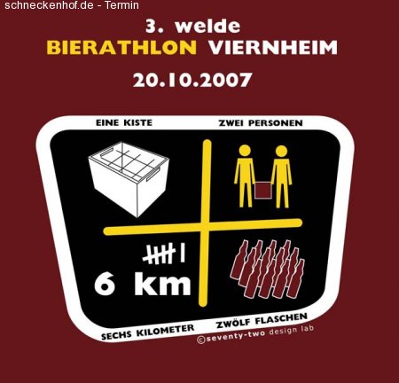 Welde Bierathlon Werbeplakat