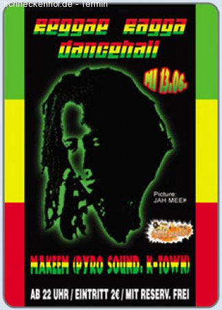 Reggae - Ragga - Dancehall Werbeplakat