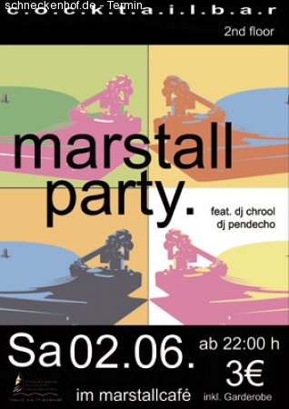 Marstallparty Werbeplakat