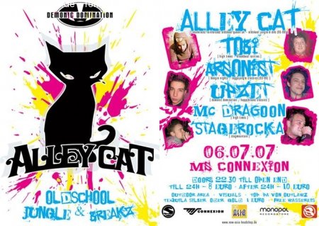 DJANE ALLEY CAT Werbeplakat