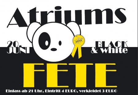 Atriumsfete Werbeplakat