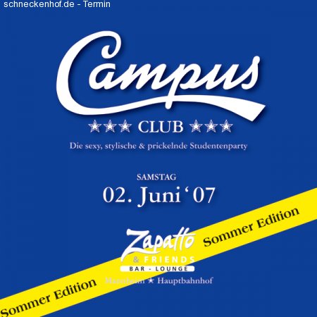 Campus Club XXXIII Werbeplakat