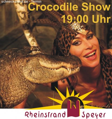 Caribean Crocodile Show Werbeplakat