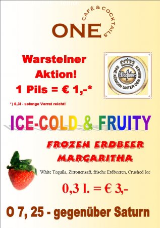 ice-cold & fruty Werbeplakat