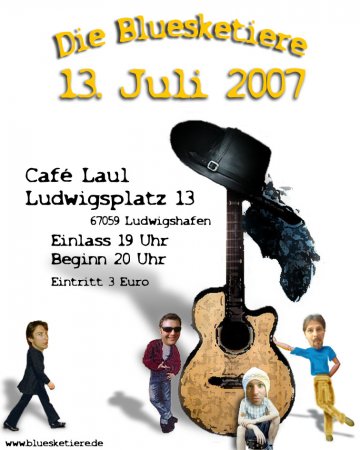 Bluesrock vom Feinsten Werbeplakat