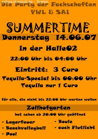 Summertime! Werbeplakat