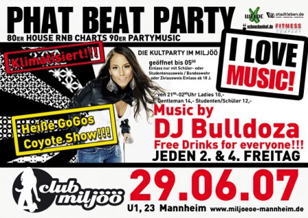 Phatbeat I Love Music Special Werbeplakat