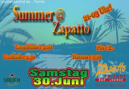 summer@zapatto Werbeplakat