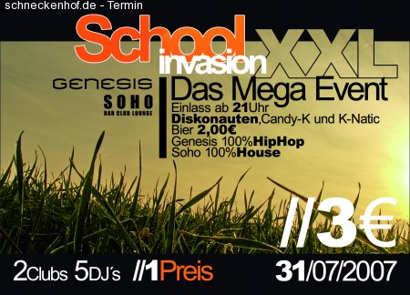 Student Invasion XXl Werbeplakat