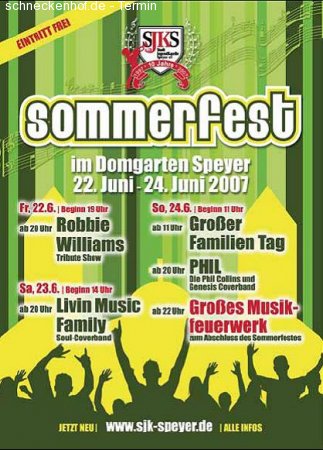 Großes Musikfeuerwerk Werbeplakat