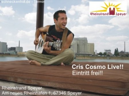 Cris Cosmo Live!! Werbeplakat